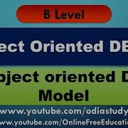 B Level OODB 3 Object Oriented Data Model
