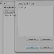 PHP Eclipse Enable Code Assist Linking Between Different Project Files