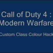 Call Of Duty 4 Custom Class Color Hack PS3