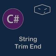 String Trim End In C