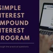 3 4 Program To Calculate Simple Interest And Compound Interest C Programming