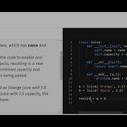 Part 16 Python OOP Object Orinted Programming Juice Maker Through SoloLearn In Python