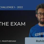 PASSTHEEXAM PASS THE EXAM July Long Challenge I 2022 Problem Solutions CodeChef