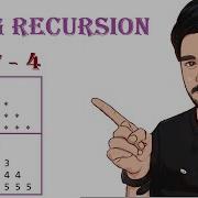 Draw Pattern Using Recursion Function CODE In JAVA Part 4 CodeWithNaval