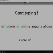 Typing Game Devlog 1 Unity 3d