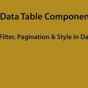React Data Table Component Search Filter Pagination Styling