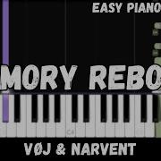 VØJ Narvent Memory Reboot Easy Piano Tutorial