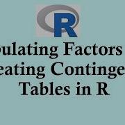 R Programming Tutorial Tabulating Factors And Creating Contingency Tables In R
