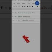 Access Row Of Csv File As A List Using Python Shorts Short