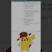 How To Create Pikachi Image Using Python Turtle SUBSCRIBE Short Video Python Programming