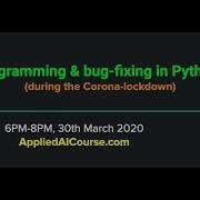 LIVE 1 Basic Programming Bug Fixing In Python For AI