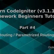 Learn CodeIgniter V3 1 10 Framework Beginners Tutorial 4 URL Routing In CodeIgniter