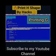 C Program To Print G Shorts Reels Code Coder Coding