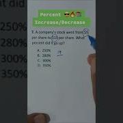 Percent Increase Decrease Math Shortcut Tricks