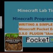 Minecraft Programming Writing A PlugIn For Minecraft PE 0 9 X Server PocketMine I Am Back