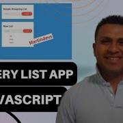 Grocery List App In Javascript Coding Projects For Beginners Part 1 Task App In JavaScript