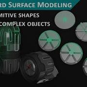 Maya Hard Surface Modeling Complex Objects With Primitive Shapes