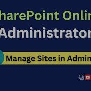 Manage SharePoint Sites As SharePoint Admin SharePoint For Administrators
