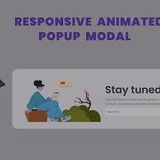 Animated Popup Modal Using HTML CSS Javascript