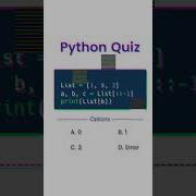 Python Quiz Tell The Answer Python Pythonprogramming Shorts