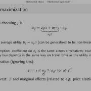 Econometrics For Ph D Students 6 Multinomial Choice And The Multinomial Logit Model