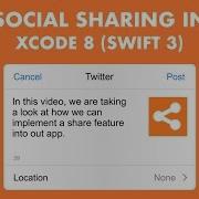 Social Sharing With Twitter Facebook In Xcode 8 Swift 3