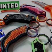 Gravity X Karambit Fidget Toy Knife Fully 3D Printed