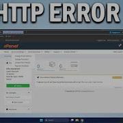 How To Fix HTTP Error 500 In CPanel Easy Fix