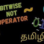 Bitwise NOT Operator In Python Explained In Tamil Free Coding Tamil