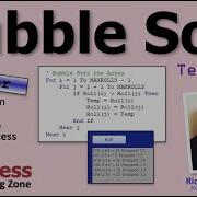 How To Sort An Array With A Bubble Sort In Microsoft Access VBA