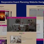 RESPONSIVE EVENT PLANNING WEBSITE DESIGN USING HTML CSS JAVASCRIPT EVENT PLAN WEBSITE DESIGN