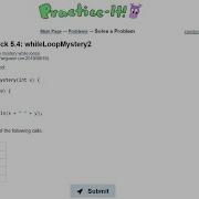 Java Practice It 5 4 WhileLoopMystery2 While Loop Basics Method