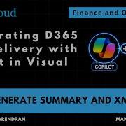 Use Case 1 Generate XML Files Code Summaries Using GitHub Copilot In D365 F O