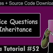 Java Tutorial Exercise Practice Questions On Inheritance