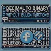 PHP Number System Convert Decimal To Binary Step By Step