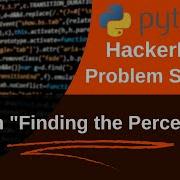 Finding The Percentage In Python HackerRank Problem Hackerrank Solution