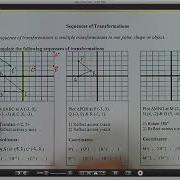 Sequences Of Transformations