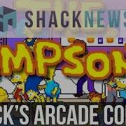 Shack S Arcade Corner The Simpsons Arcade Game
