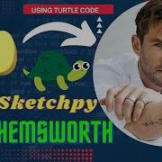 Chris Hemsworth Using Python Sketchpy Code Python Programming Hub