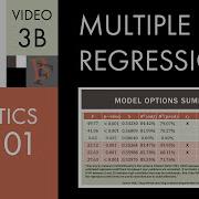 Statistics 101 Multiple Linear Regression Evaluating Basic Models Continued