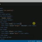 Ionic4 Radio Button Group