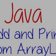 Java Programming Arraylist Add Elements And Print List Win 10