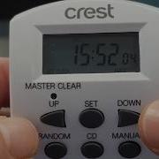 Crest Digital Timer Setup Part 1