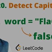 520 Detect Capital Java Leetcode Hindi