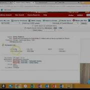 Database Screencast Example