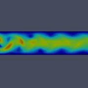 Flow Past A Wall Mounted Cylinder FEniCS CFD
