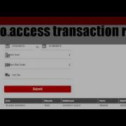 How To Access Transaction Report