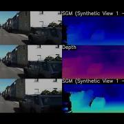 3DV 2018 3Net Learning Monocular Depth Estimation With Unsupervised Trinocular Assumptions