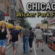 Chicago Wicker Park Festival On Friday July 25 2025 4K Walk Through
