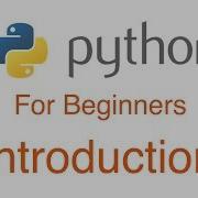Python For Beginners 1 Introduction